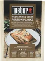 Produktbild: Weber Zendernholz Räucherbretter - Klein (11 x 15cm), 4er Pack, süßes, mildes Aroma, ideal für Käse, Gemüse, Fisch und Geflügel, aus natürlichen Holzarten (17832)