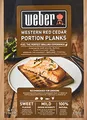 Produktbild: Weber Zendernholz Räucherbretter - Klein (11 x 15cm), 4er Pack, süßes, mildes Aroma, ideal für Käse, Gemüse, Fisch und Geflügel, aus natürlichen Holzarten (17832)
