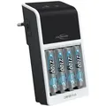 Produktbild: ANSMANN Akku Ladegerät Autom. inkl. 4x AA 2100mAh - Schwarz
