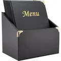 Produktbild: Securit Speisekarten-Mappe BASIC 10 Stück in Box, DIN A4, schwarz