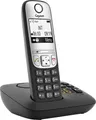 Produktbild: Gigaset A690A DECT Schnurloses Telefon analog Anrufbeantworter, Freisprechen, mit Basis, Wahlwiederholung Schwarz