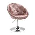 Produktbild: SVITA HAVANNA Sessel Lounge Clubsessel Barhocker Drehsessel Retro Champagner