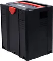 Produktbild: STIER Systainer V T-LOC BLACK-Edition, Werkzeugkoffer, 296 x 396 x 427 mm, BLACK-Edition, Transportbox aus stabilem ABS-Kunststoff, Systemkoffer stapelbar, Sortierbox
