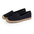 Produktbild: Tommy Hilfiger FLAG CANVAS ESPADRILLE Espadrille, Slipper, Flats, Bequemschuh mit Jutebezug und Ziernähten blau 36 EU
