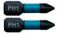 Produktbild: Makita B-63600 Bit PH1 Impact Black 25 mm S2-Stahl Impact-Black-Bits 2 Stück