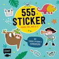 Produktbild: 555 Sticker ? Faultier, Dino, Pirat und Co.: Mit coolen Stickern und Ausmalbilde