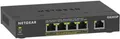 Produktbild: NETGEAR 300 Series GS305P - Version 3 - Switch - SOHO - unmanaged - 5 x 10/100/1000 (4 PoE+) - Desktop, wandmontierbar - PoE+ (63 W) (GS305P-300EUS)
