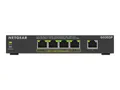 Produktbild: Netgear 300 Series GS305P - Version 3 - Switch - SOHO - unmanaged - 5 x 10/100/1000 (4 PoE+)