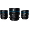 Produktbild: Sirui Nightwalker 24 35+55mm T1.2 S35 MF Cine Lens Bundle E-Mount (Sony E, APS-C / DX, Vollformat) (781039)