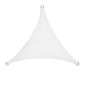 Produktbild: Estexo - Sonnensegel Sonnenschutzsegel Sonnendach Sonnenschutz Uv-schutz Sichtschutz Hdpe Weiß / 3x3x3m (dreieck)