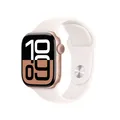 Produktbild: RP/Apple Watch S10 Aluminium Cellular 42mm Rosegold (Sportarmband blassrosa) S/M MWX93QF/A