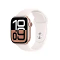 Produktbild: Apple Watch Series 10 Aluminiumgehäuse (GPS + Cellular) 42mm Rosegold