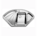 Produktbild: Blanco Edelstahlspüle DELTA-IF Edelstahl Seidenglanz, InFino Ablaufsystem, 105,7/57,5 cm