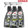 Produktbild: 3x Sonax Felgen Reiniger Felgenbeast Säurefrei mit Wirkindikator 1000ml