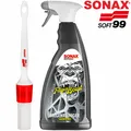 Produktbild: Sonax Felgen Reiniger Felgenbeast Säurefrei 1L mit SOFT99 Felgenpinsel