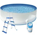 Produktbild: Steinbach Stahlwandpool New Splasher Secure Ø 350 x 90 cm Set
