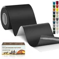 Produktbild: Cahomo Nylon Reparatur Patches, 7.6x200 cm Selbstklebender Wasserdichte Reparatur Patch, Daunenjacke Flicken Reparaturset，Nylon Flicken Selbstklebend, für Jacken, Zelte, Daunenjacke-Schwarz