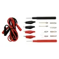 Produktbild: EMOS Universelles Messleitungen-Kit für Multimeter, Messspitzen / Multimeter-Spitzen / Prüfkabel / Testverlängerungskabel / 14+2 Testsonden-Set, S4001N, Schwarz rot