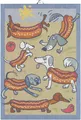 Produktbild: Ekelund Küchenhandtuch Dackel als Hot Dog  35x50 cm Baumwolle