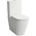 Produktbild: Laufen Meda Stand-WC-Kombination H8241117570001 36x68cm, spülrandlos, weiß matt