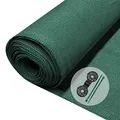 Produktbild: VOUNOT® Zaunblende 1×10m, Sichtschutz Zaun 150 g/m² HDPE Schattiernetz, Windschutz UV-resistent Reißfest, 85% Beschattungsgrad, mit Löcher und Kabelbinder, Grün