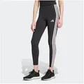 Produktbild: adidas Sportswear Trainingstights W 3S SJ LEG (1-tlg) sportlicher Look mit 3-Streifen, aus Baumwolle und Elasthan schwarz XS