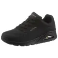 Produktbild: Skechers Uno - Stand on Air Wedgesneaker Freizeitschuh, Halbschuh, Schnürschuh mit feiner Perforation schwarz 37 EU