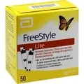 Produktbild: FREESTYLE Lite Teststreifen ohne Codieren 50St Teststreifen PZN 435991