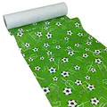 Produktbild: JUNOPAX Papier Tischläufer 50m x 0,40m Fußball