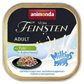 Produktbild: animonda vom Feinsten Katzenfutter nass Milkies mit Pute in Joghurtsauce (32 x 100g), getreidefreies Katzen Nassfutter ohne Zucker, mit frischen, fleischigen Zutaten