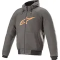 Produktbild: Alpinestars Chrome Sport Motorrad Hoodie, grau-orange, Größe 2XL für Männer