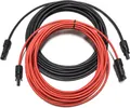 Produktbild: Solarkabel Verlängerungskabel Rot/Schwarz 4 - 6mm² mit montiertem Stecker 2x 20m 6mm²