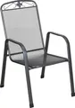 Produktbild: MWH Stapelstuhl Savoy eisengrau Stahlgestell Pulverbeschichtung (Elotherm)