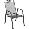 Produktbild: Mwh Stapelstuhl Savoy Profiline Eisengrau Gartenstuhl Stuhl Gartensessel