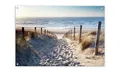 Produktbild: artissimo Poster Garten-Poster 90x60cm Gartendeko Balkon-Deko Outdoor-Deko Meer Dünen, Outdoor-Poster: Weg zum Strand