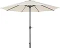 Produktbild: Sonnenschirm - Beige - mit Kurbel - Aluminiumgestell - Ø 300 cm