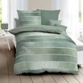 Produktbild: Kaeppel Mako-Satin Bettwäsche Timeless 135x200 cm + 80x80 cm jade