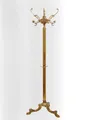 Produktbild: Exklusiver Garderobenständer Klassisch Messing  Kleiderständer Barock Gold Stil