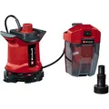 Produktbild: Einhell Schmutzwasserpumpe GE-DP 18/25 LL Li-Solo, Akku, 18V, Ø 25mm Fremdkörper, flachsaugend, 0,5 bar, 7000 l/h