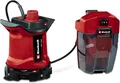 Produktbild: Einhell Akku-Schmutzwasserpumpe GE-DP 18/25 LL Li-Solo Power X-Change (18 V, 7.000 L/h Fördermenge, flachabsaugend, 5 m Förderhöhe, ECO- und BOOST-Modus, ohne Akku)