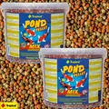 Produktbild: (2,58€ / L) Tropical Pond Pellet Mix S 2x 5L Teichfutter Koi Goldfisch