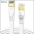 Produktbild: Flaches 15m CAT 8 Kabel 40Gbps für Modem und Router, Hochgeschwindigkeit
