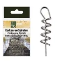 Produktbild: Zite Fishing Cork-Screw Spiralen 15 Stück - Hochwertige Softbait-Spiralen im Sortiment 2,6cm x 0,8mm - Ideal für Gummifisch-Angeln