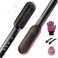 Produktbild: TYMO RING PLUS Ionic Hair Straightener Comb - Haarglättungsbürste und -eisen mit Nano-Titan-Beschichtung für gleichmäßige Hitze, 9 Temperatureinstellungen und LCD-Bildschirm