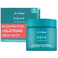 Produktbild: M. Asam AQUA INTENSE Nachtcreme (100ml) – Hyaluron Gesichtscreme für intensive Feuchtigkeit, Parfümfrei & Regenerierend, Skincare mit Silicium & Pflanzenölen für Geschmeidige Haut