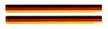 Produktbild: BIKE-label Deutschland 3D Aufkleber Flaggen 2 Stück je 120 x 10 mm Sticker Auto Kfz Motorrad X300737