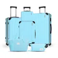 Produktbild: Trolleyset LG2 Hartschalen-Koffer set (S,M,L,XL) Rollkoffer, Reisekoffer, Handgepäck 4 Rollen, ABS-Material, TSA Zollschloss, 6-teiliges Set