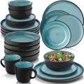 Produktbild: Sänger Kombiservice, Blau, Stein, 30-teilig, Rund, 27x10.4x27 cm, kratzfest, Essen & Trinken, Geschirr, Geschirr-Sets, Kombiservice