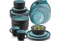 Produktbild: SÄNGER Tafelservice Granada Geschirrset (30-tlg), 6 Personen, Steingut, Blau, Handmade, Erweiterbar, VALUE COLLECTION