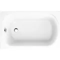Produktbild: Bad Land Badewanne Rechteck MINI 110x70 Mit AcrylSchürze Ablauf Füße